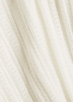 Ophelia pointelle-knit top