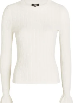 Ophelia pointelle-knit top
