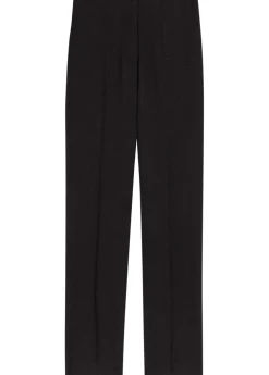 Oran fray-trim crepe trousers