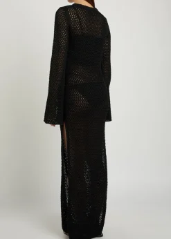 Ora open-knit maxi dress