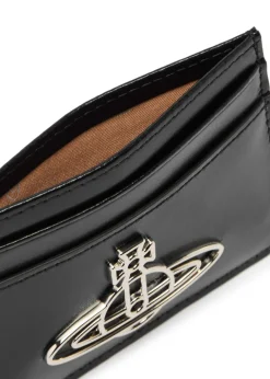 Orb leather card holder