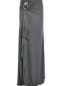 Orica cut-out jersey maxi skirt
