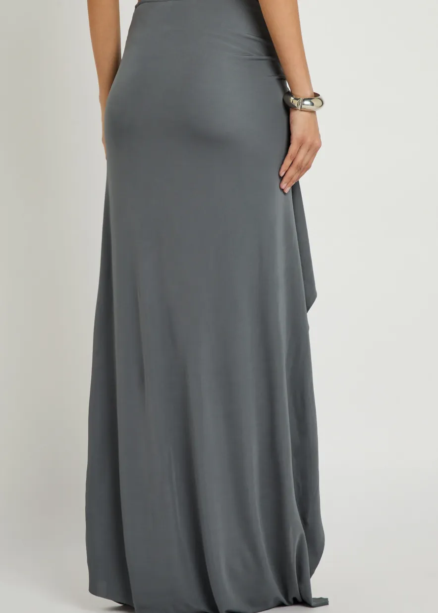 Orica cut-out jersey maxi skirt