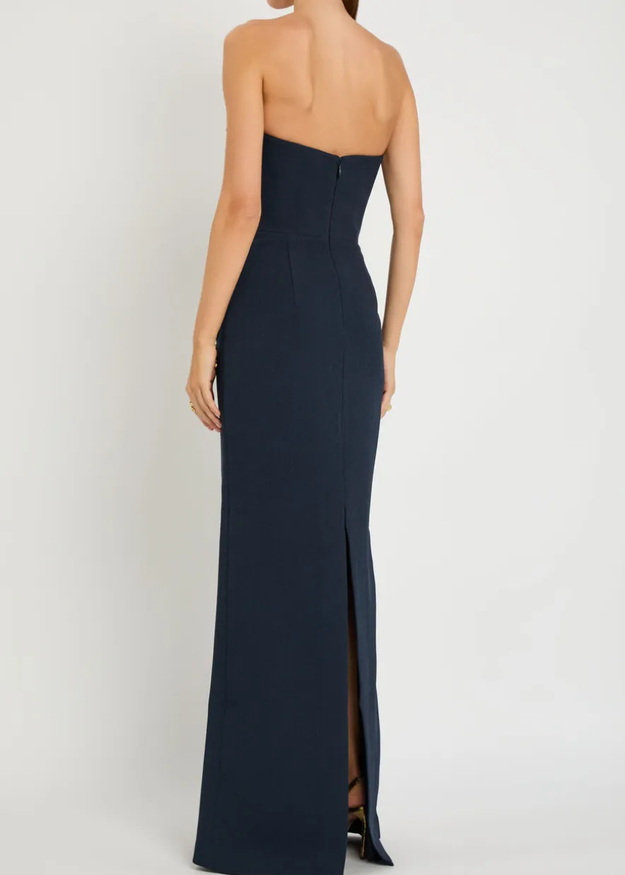 Orla embellished crepe gown