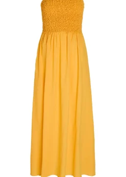 Orla strapless stretch-cotton midi dress