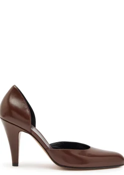 Ornella D'Orsay 95 leather pumps