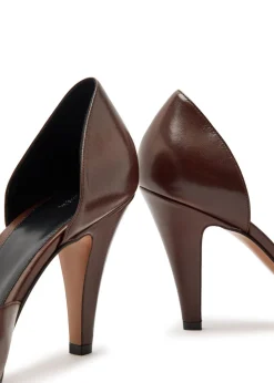 Ornella D'Orsay 95 leather pumps