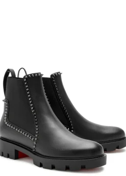 Out Lina Spike leather ankle boots