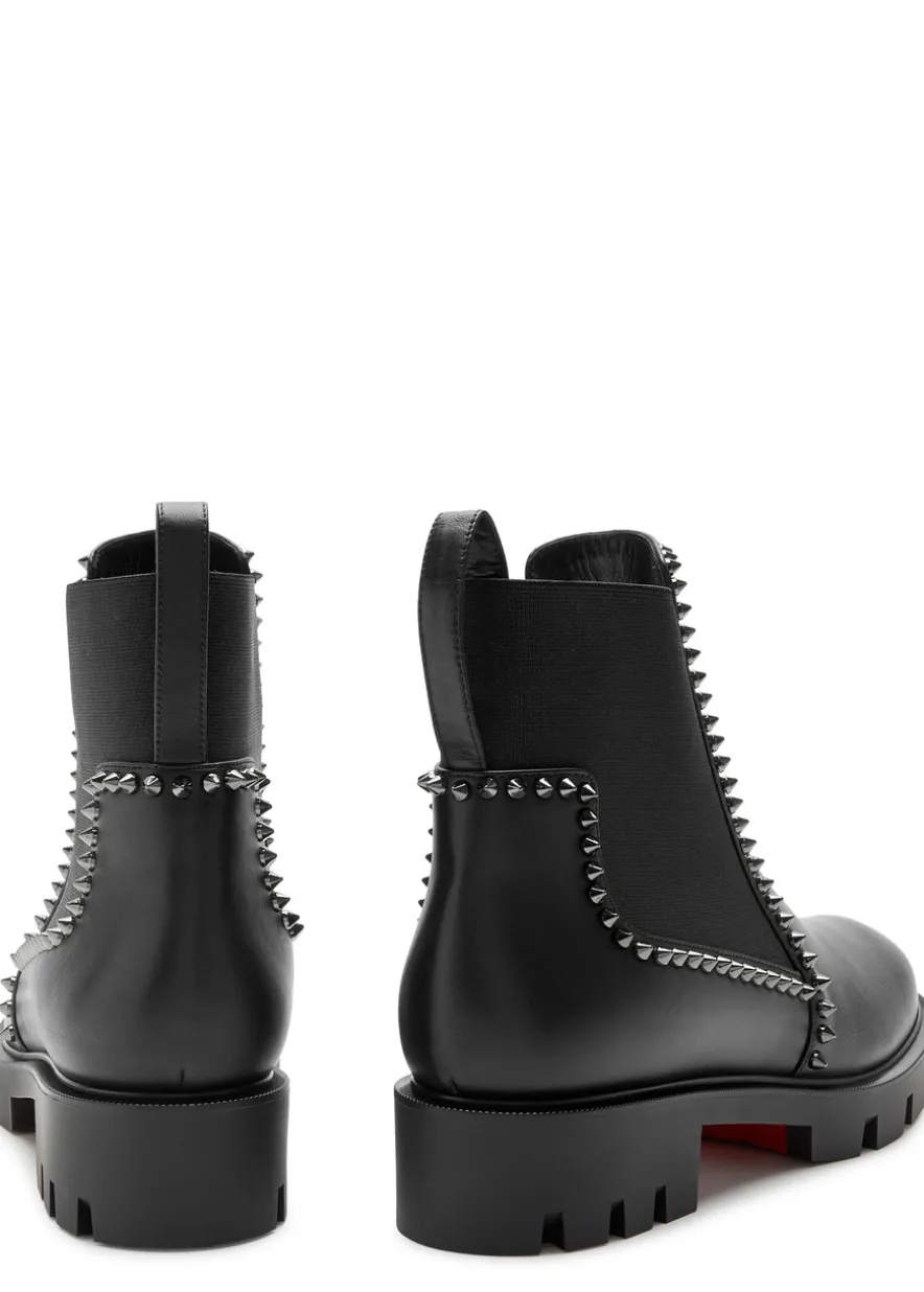 Out Lina Spike leather ankle boots