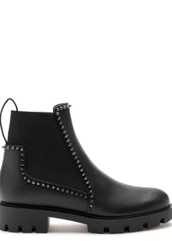 Out Lina Spike leather ankle boots