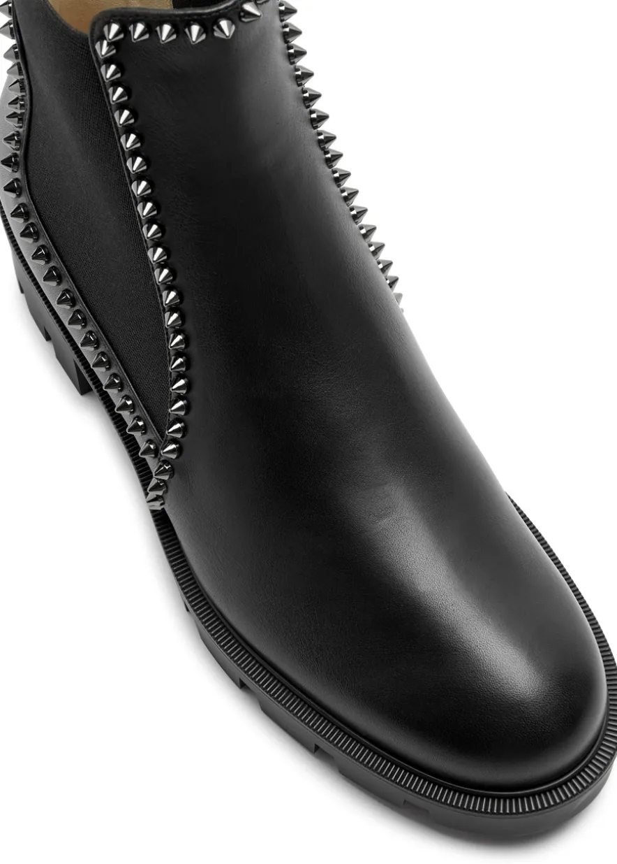 Out Lina Spike leather ankle boots
