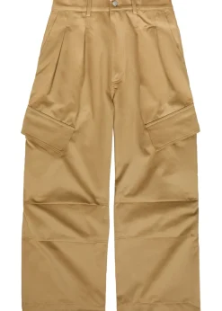 Oversized cargo-twill cargo trousers