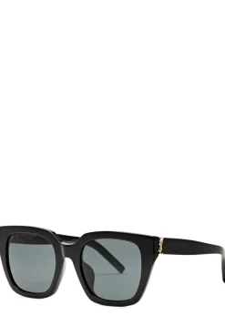 Oversized square-frame sunglasses