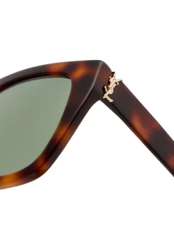 Oversized square-frame sunglasses