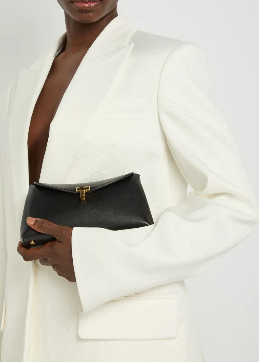 Oversized twill blazer
