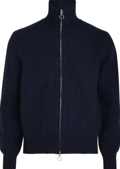 Overton ribbed merino wool cardigan