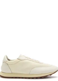 Owen panelled mesh-knit sneakers