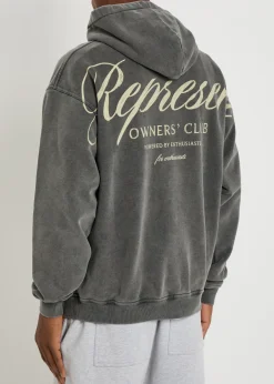 Owners Club Script hooded cotton sweatshirt