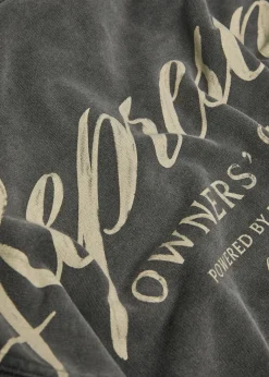 Owners Club Script hooded cotton sweatshirt