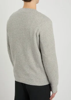Oxnard cashmere and wool-blend jumper