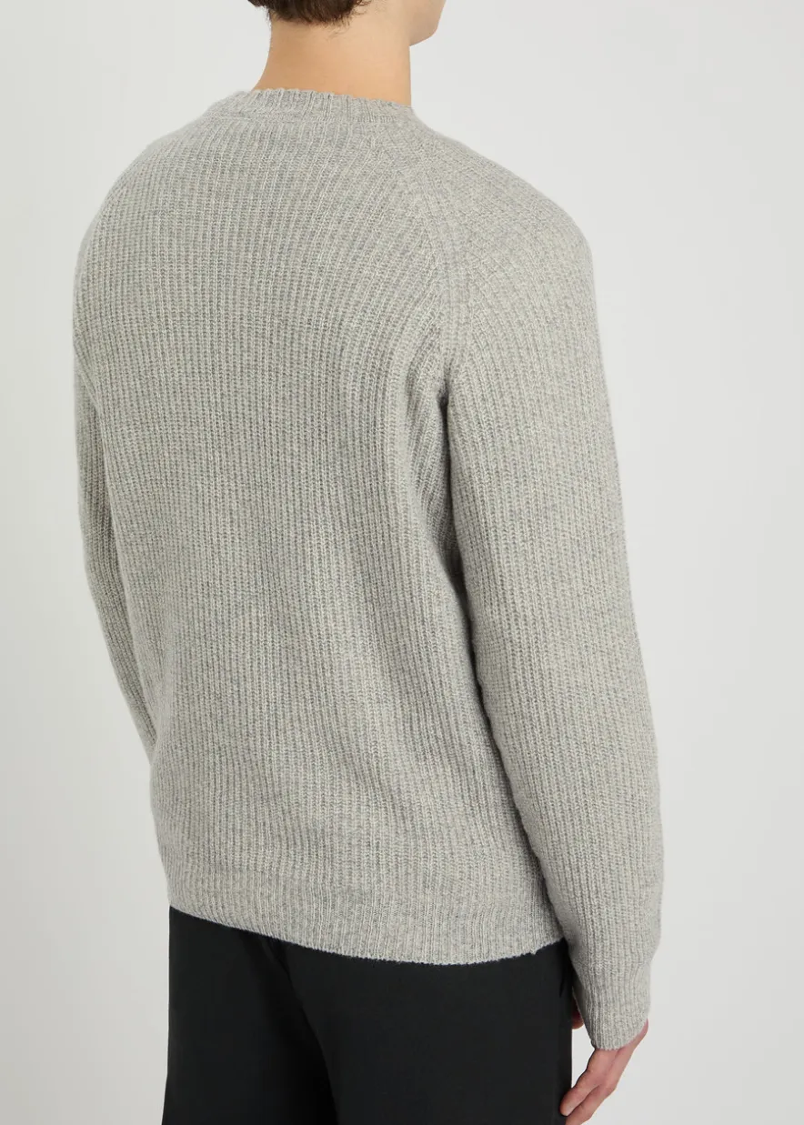 Oxnard cashmere and wool-blend jumper