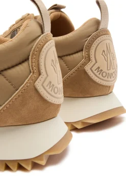 Pacey panelled suede sneakers