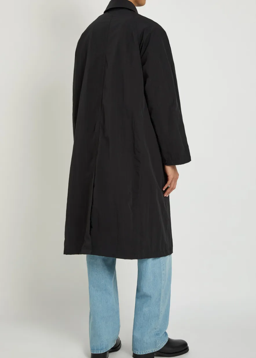 Packable nylon coat