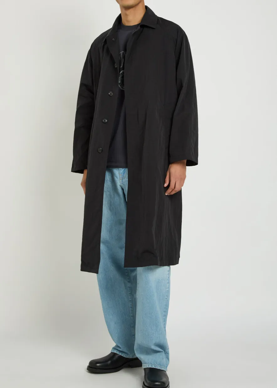 Packable nylon coat