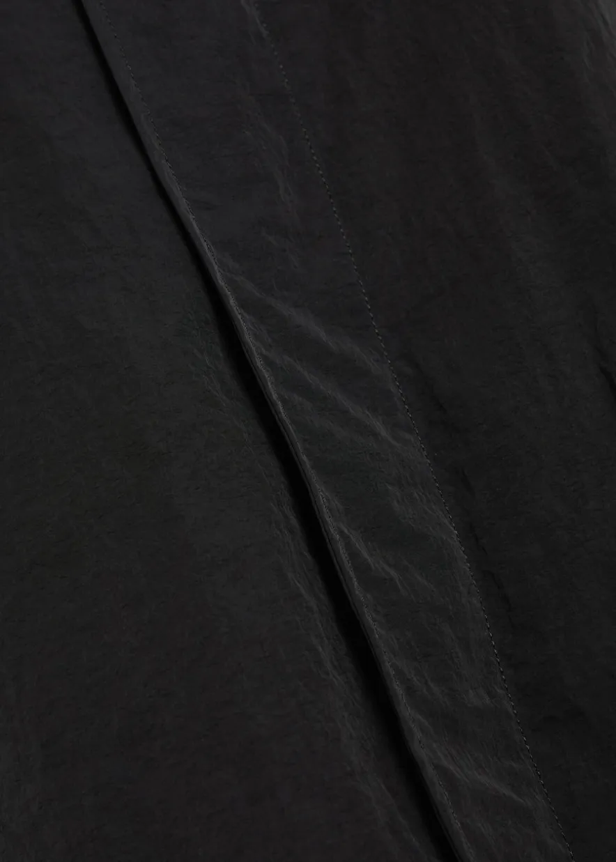 Packable nylon coat