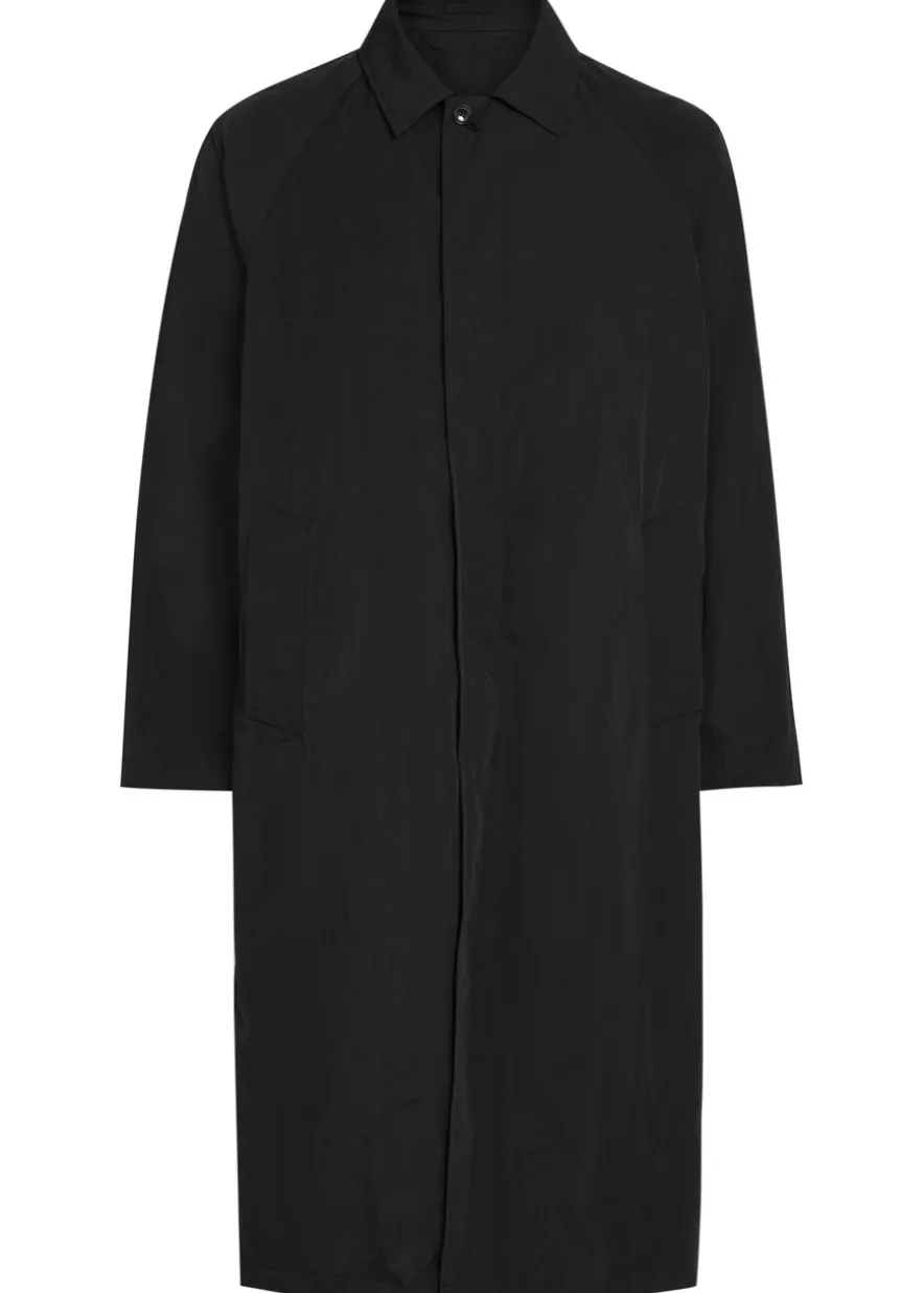 Packable nylon coat