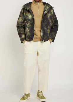 Padded printed shell jacket