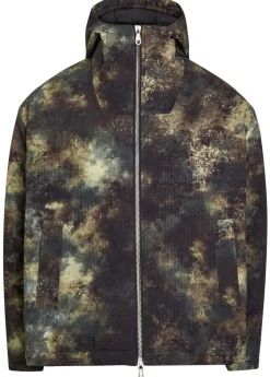 Padded printed shell jacket