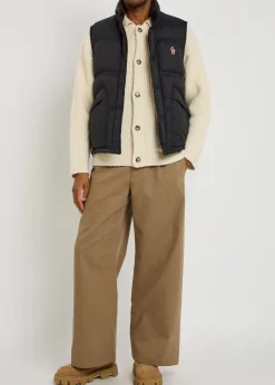 Padded shell gilet