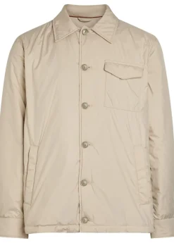 Padded shell overshirt