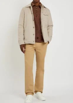Padded shell overshirt