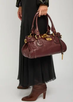 Paddington grained leather shoulder bag