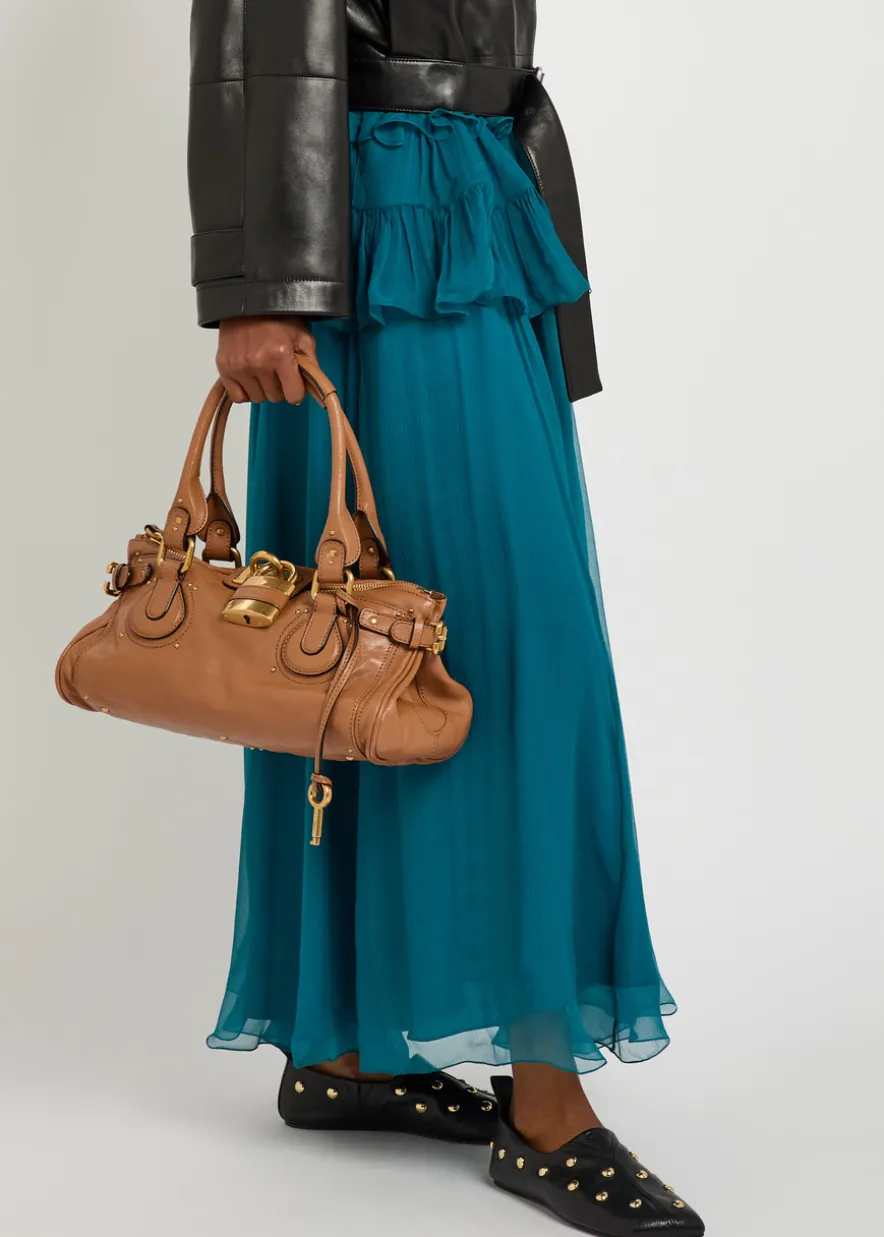 Paddington medium grained leather shoulder bag