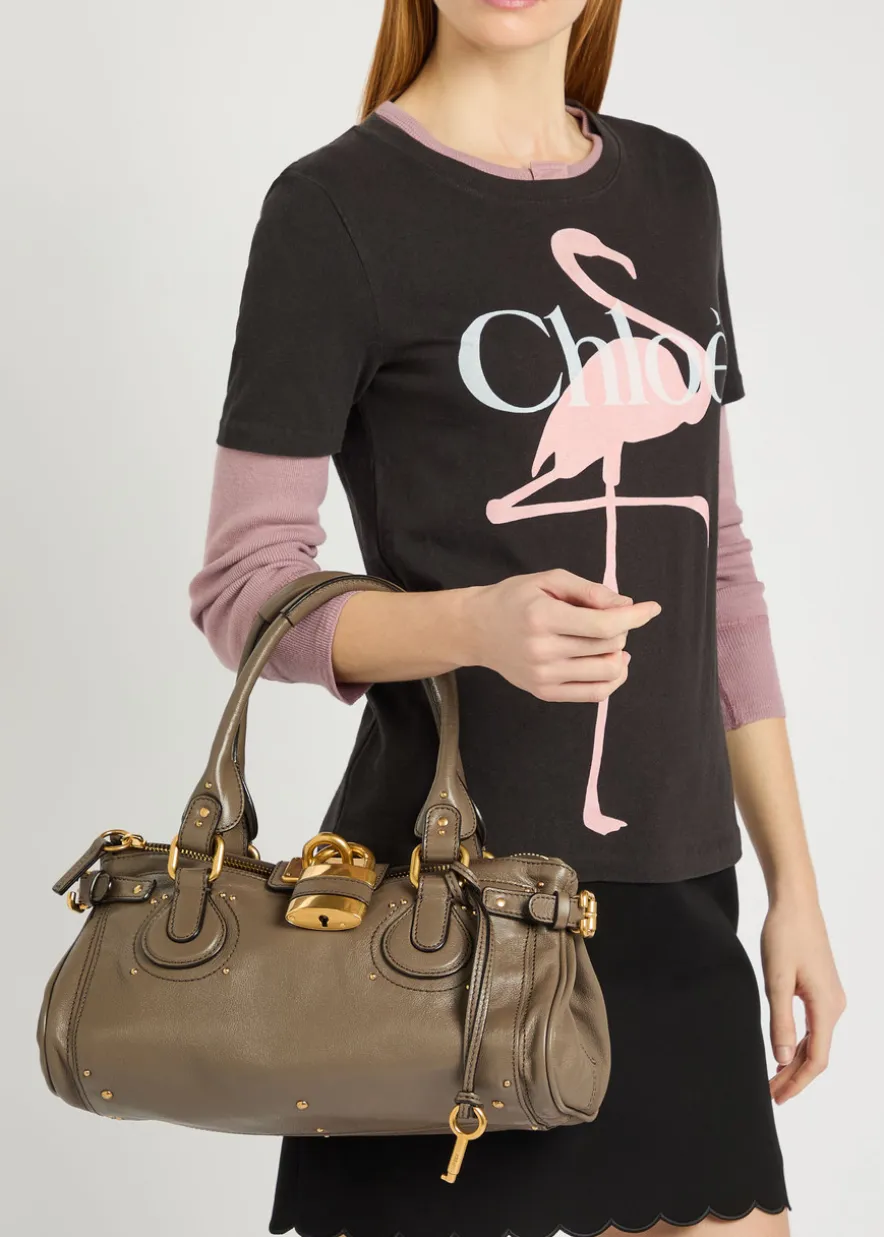 Paddington medium grained leather shoulder bag