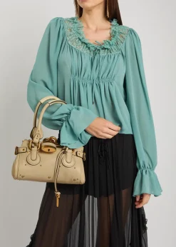 Paddington small grained leather shoulder bag