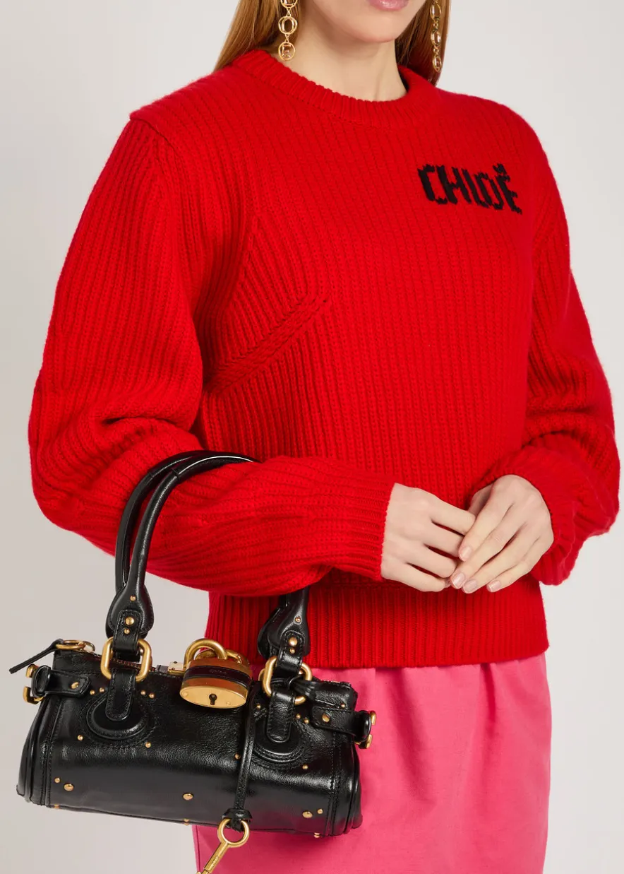 Paddington small grained leather shoulder bag