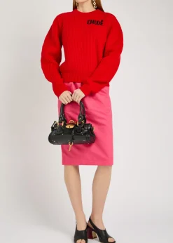 Paddington small grained leather shoulder bag