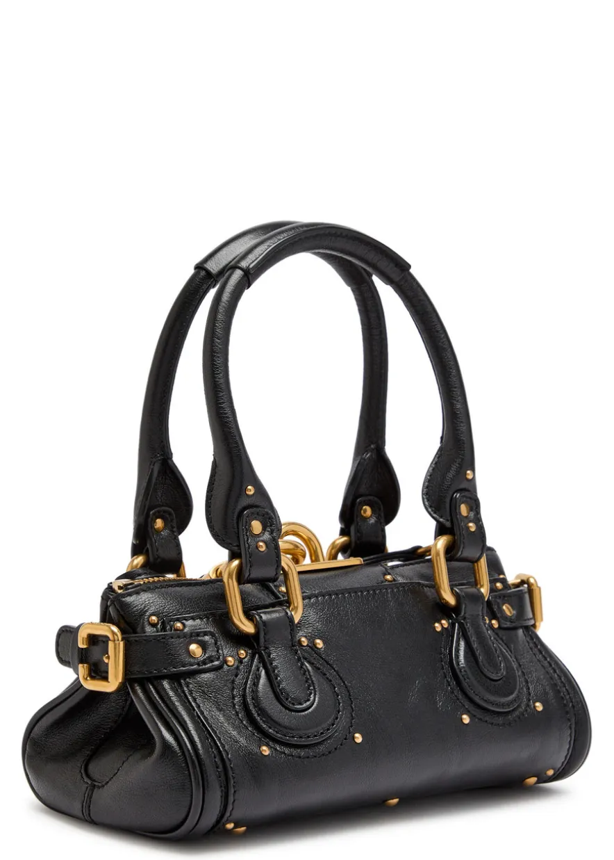Paddington small grained leather shoulder bag
