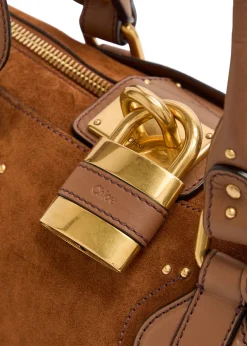 Paddington suede shoulder bag
