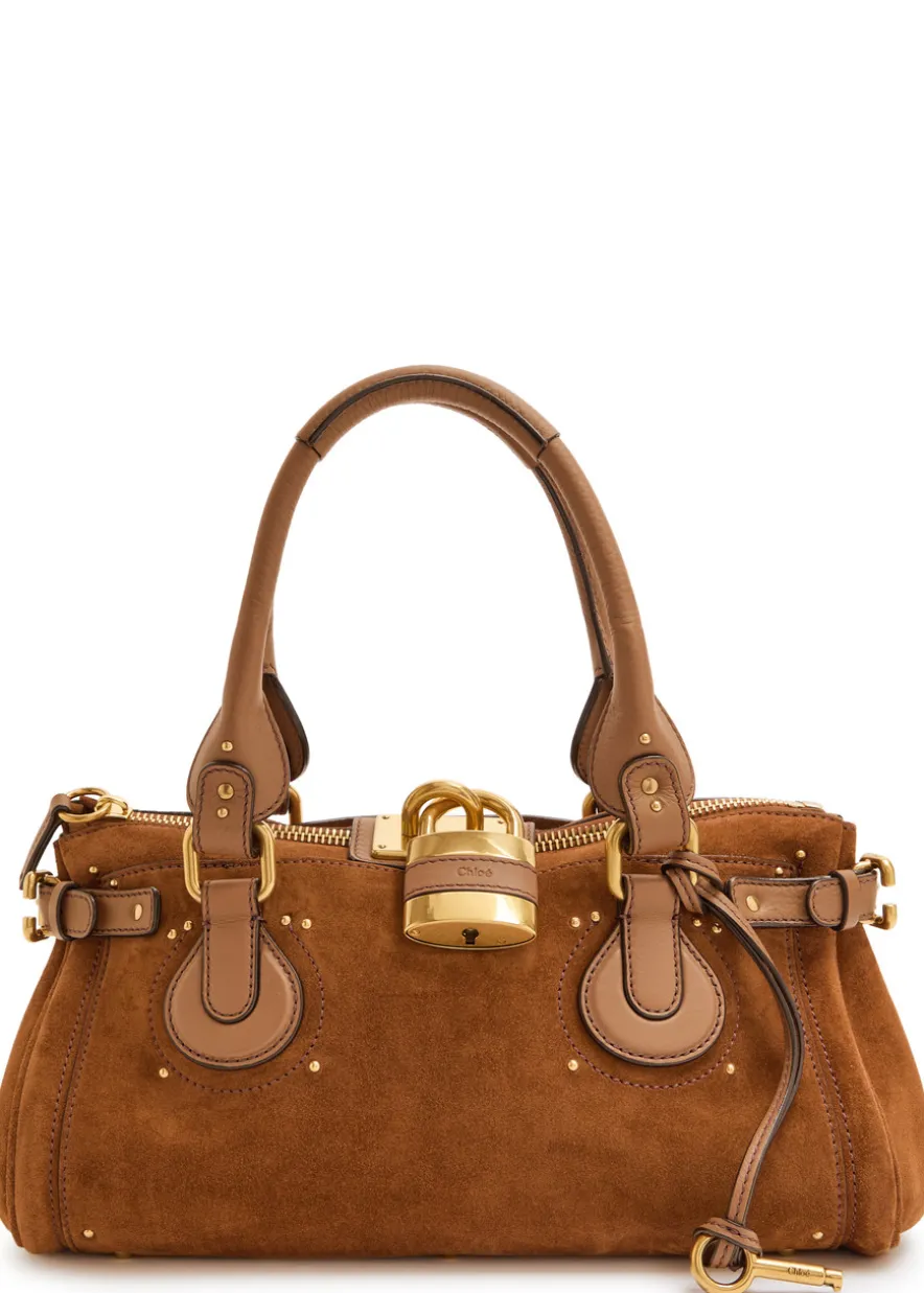 Paddington suede shoulder bag