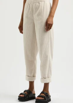 Padow cropped corduroy trousers