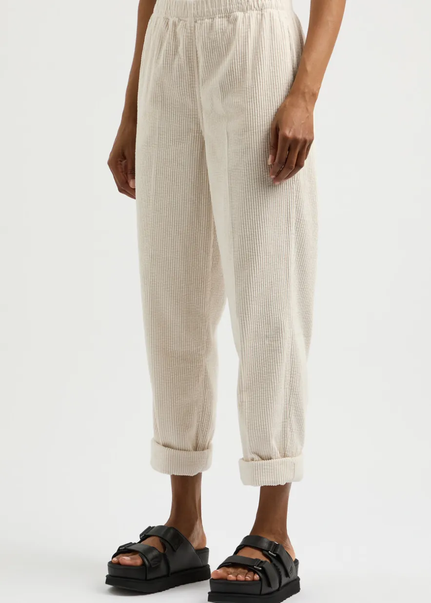 Padow cropped corduroy trousers