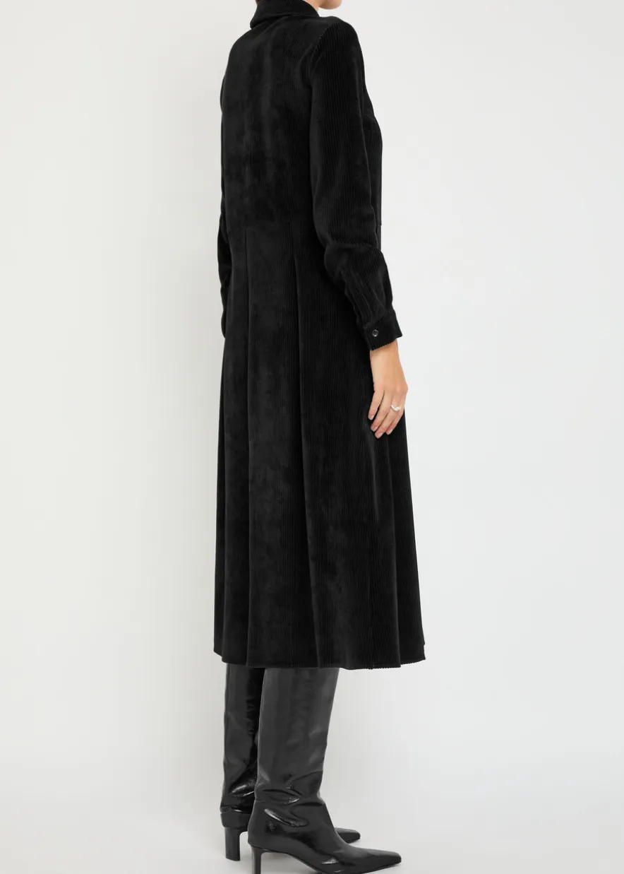 Paese corduroy midi shirt dress