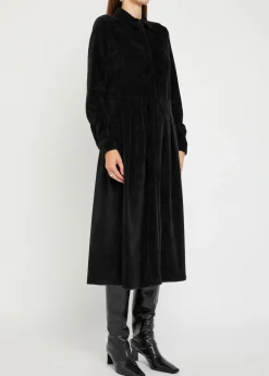 Paese corduroy midi shirt dress