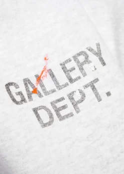 Paint splatter-effect cotton-blend sweatshirt
