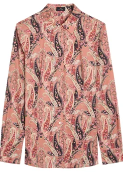 Paisley-print stretch-cotton shirt